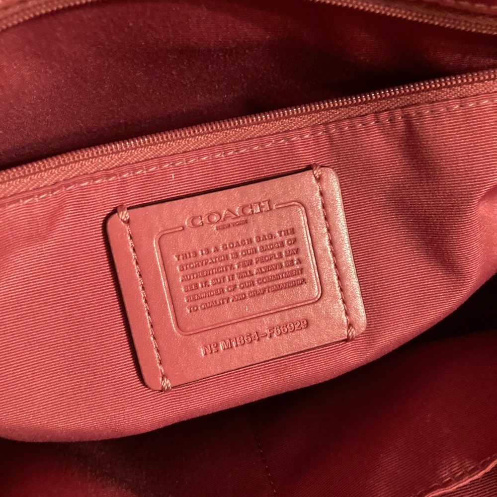 *** SOLD SOLD SOLD ***NWOT-COACH GINGHAM TOTE- signature - Picture 9 of 16